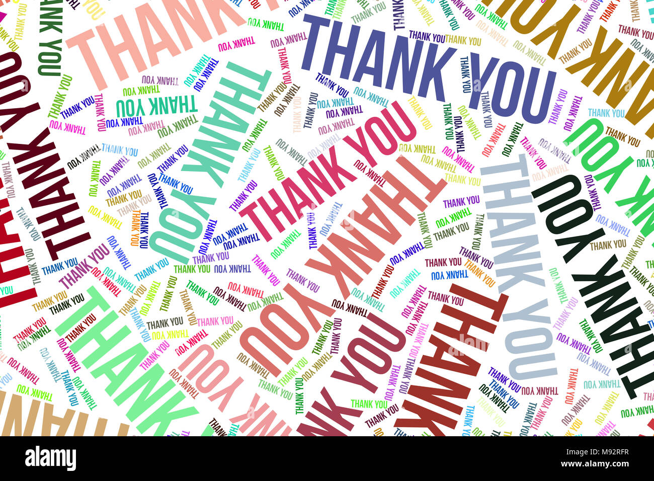 Thank You, word cloud for web page, graphic design, catalog, wallpaper