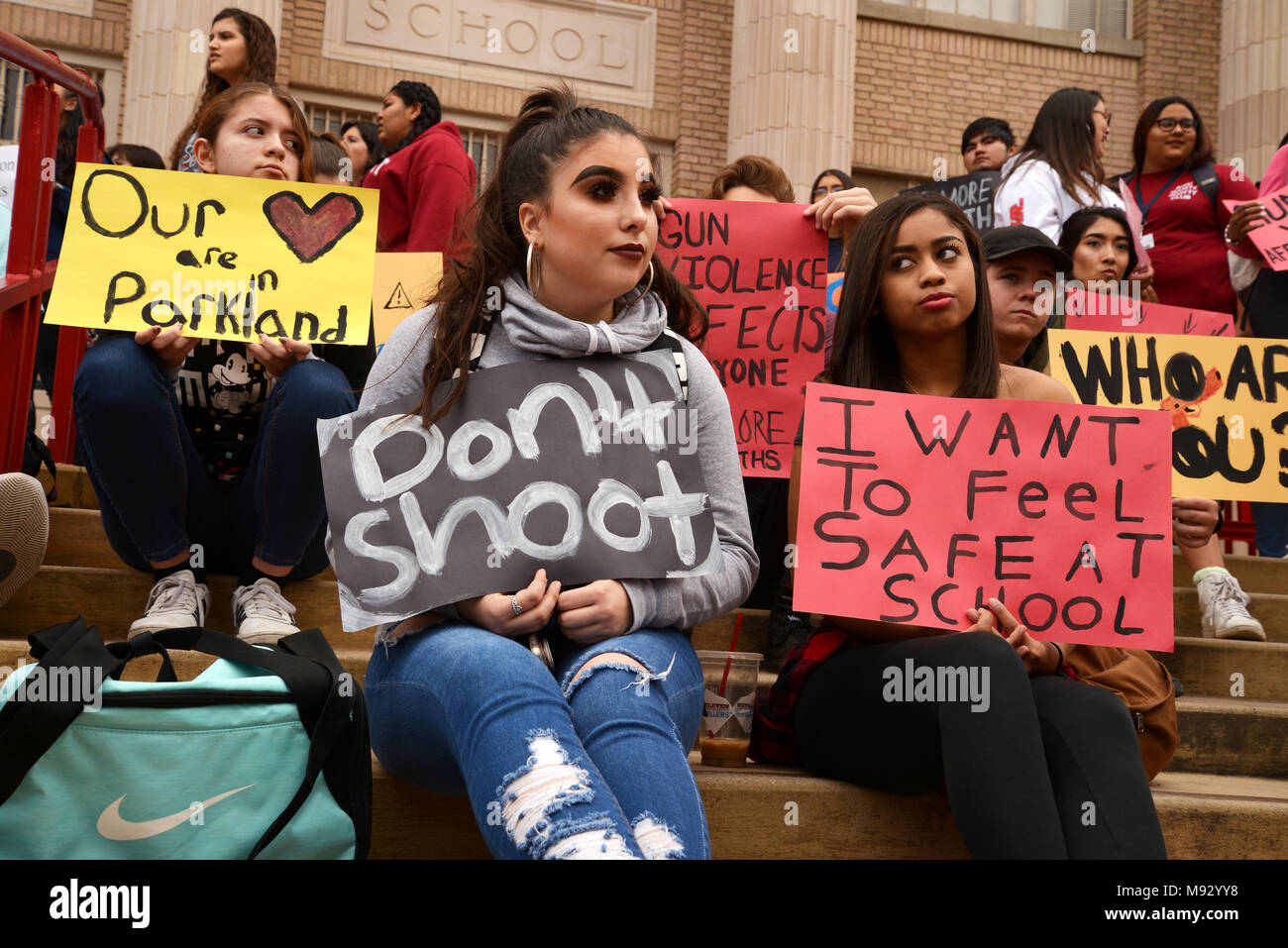 Hundreds of Tucson High School students walk out of class in Tucson ...