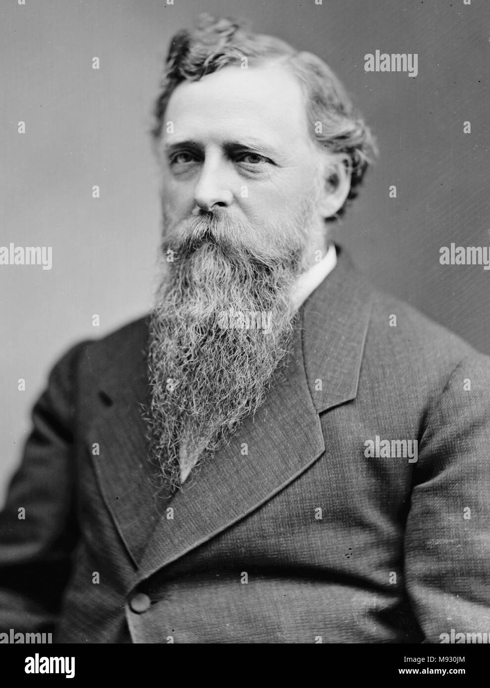 Thaddeus Coleman Pound (1832 – 1914) American businessman and grandfather of poet Ezra Pound Stock Photo