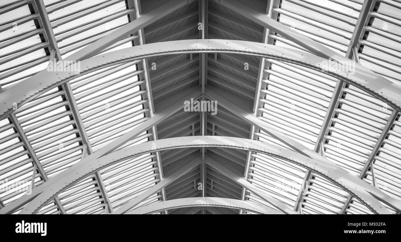 Glass Roof Architecture Modern Building Stock Photo Alamy