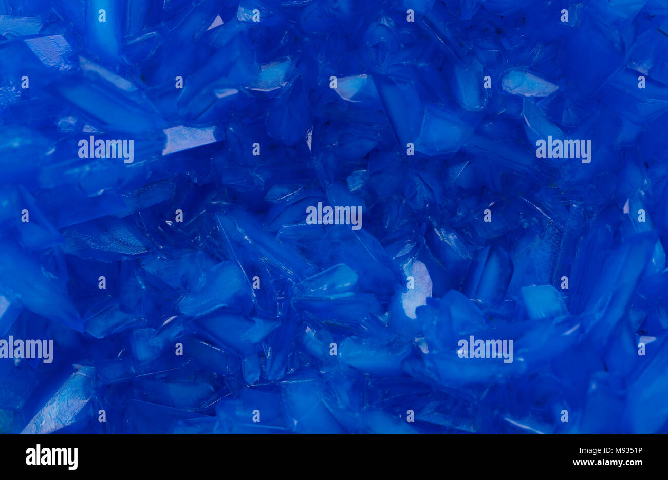background of copper sulfate crystals Stock Photo
