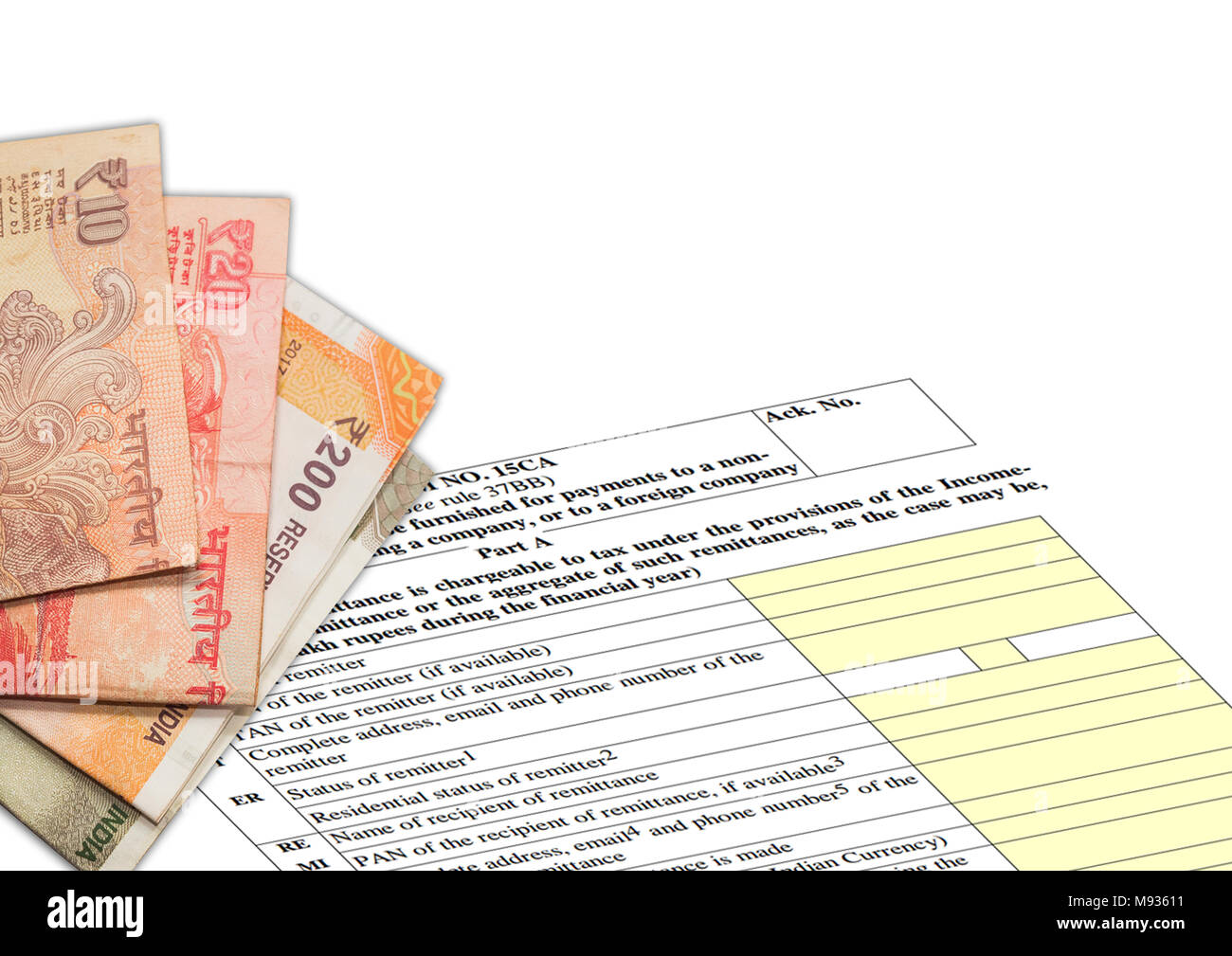 Indian income tax form hi-res stock photography and images - Alamy