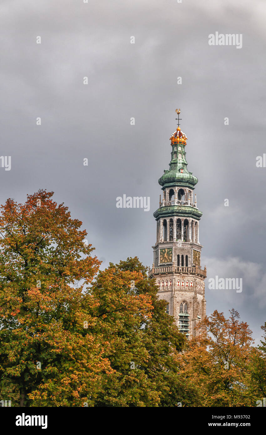 the 'long Jan' tower in Middelburg Netherlands Stock Photo