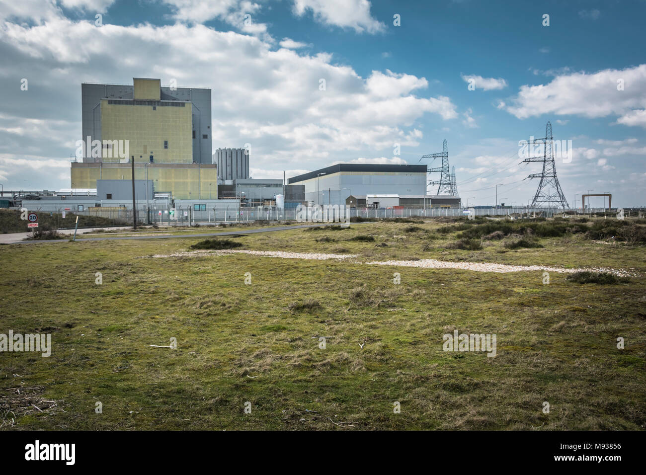 Dungeness Nuclear Power station on the Kent coast, England, UK Stock Photo