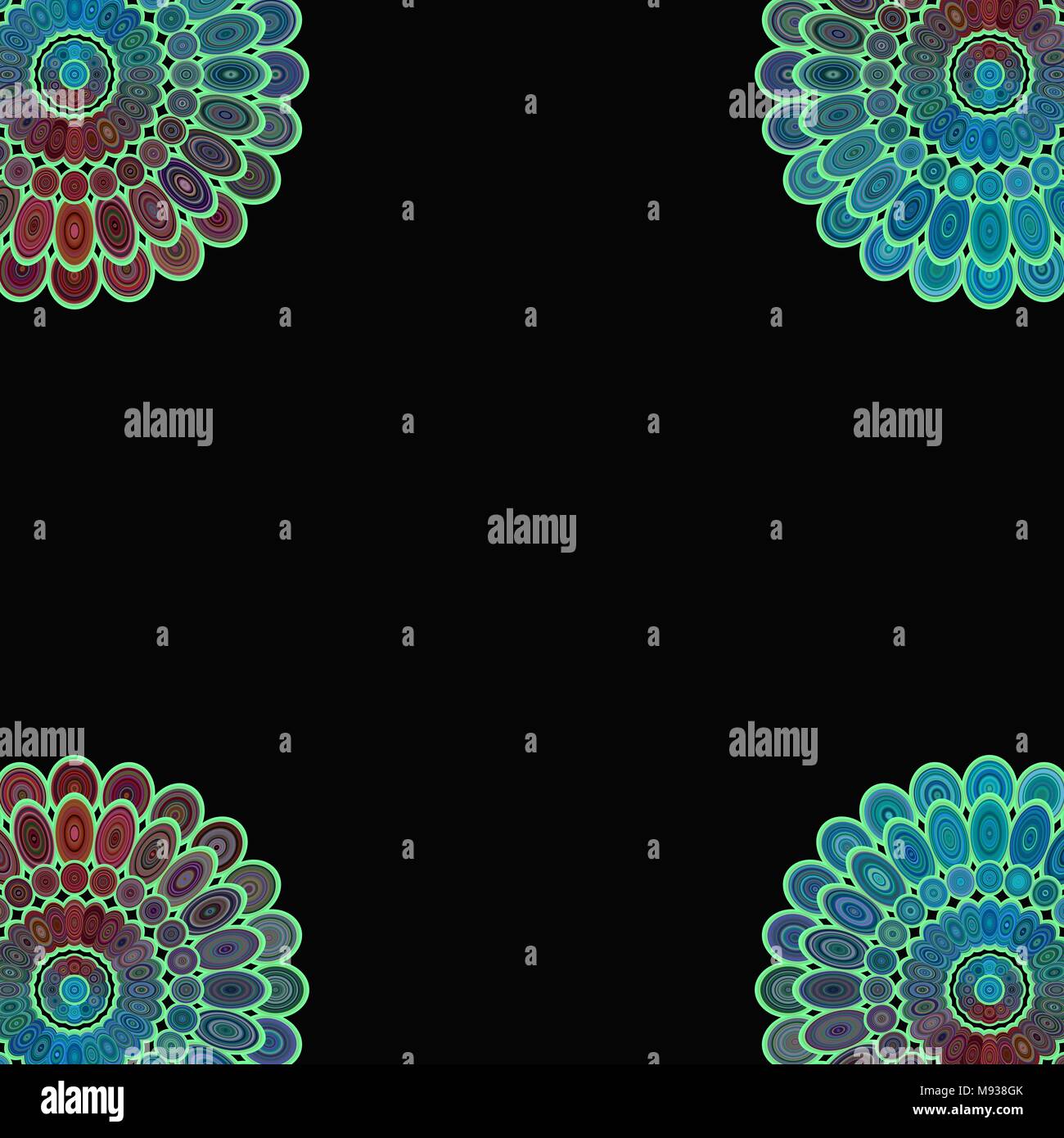 Abstract floral mandala background design Stock Vector Image & Art - Alamy