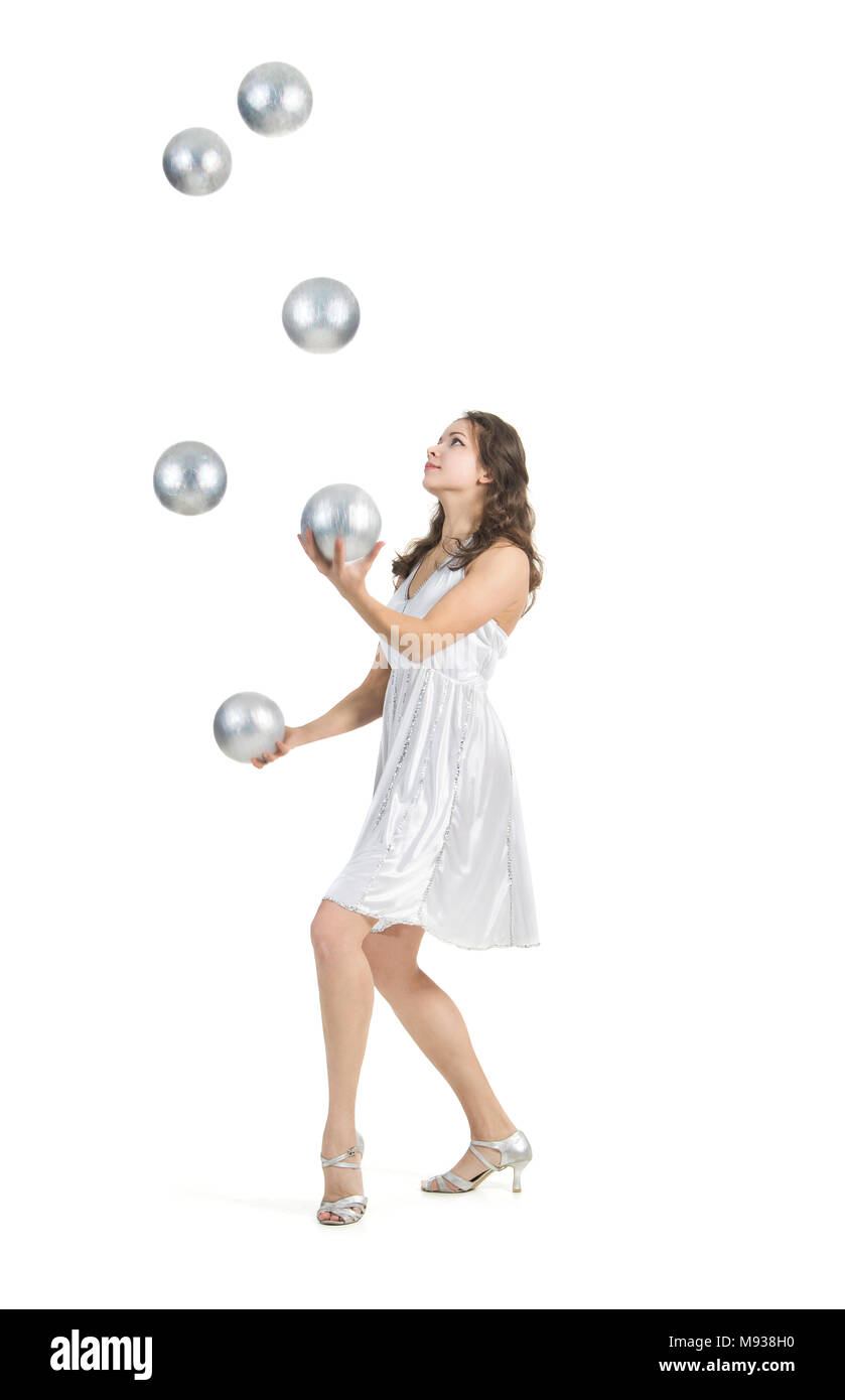 Woman juggling balls hires stock photography and images Alamy