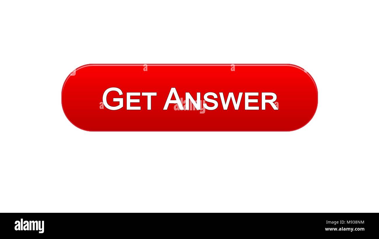 Answer web interface button hi-res stock photography and images - Alamy
