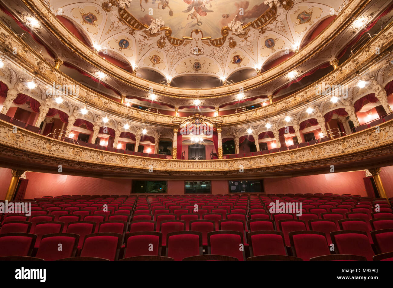 Hessisches Staatstheater, Wiesbaden, Hessen, Deutschland Stock Photo