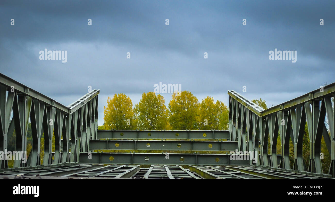 Pegasus Bridge  Benouville France Stock Photo