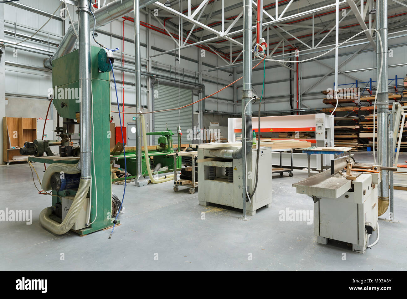 Interior and equipment furniture factory Stock Photo