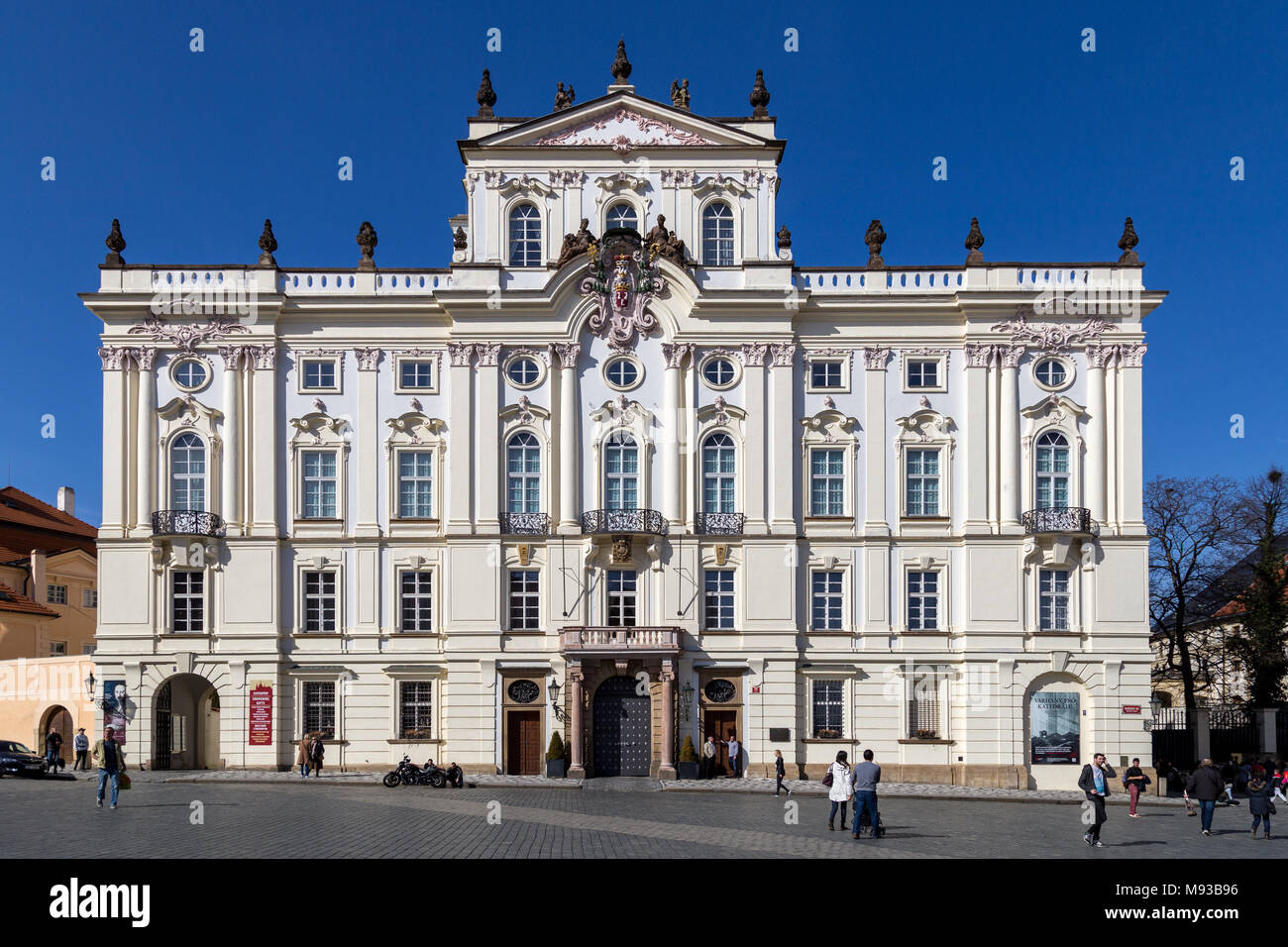 Archbishop's Palace in Prague Stock Photo
