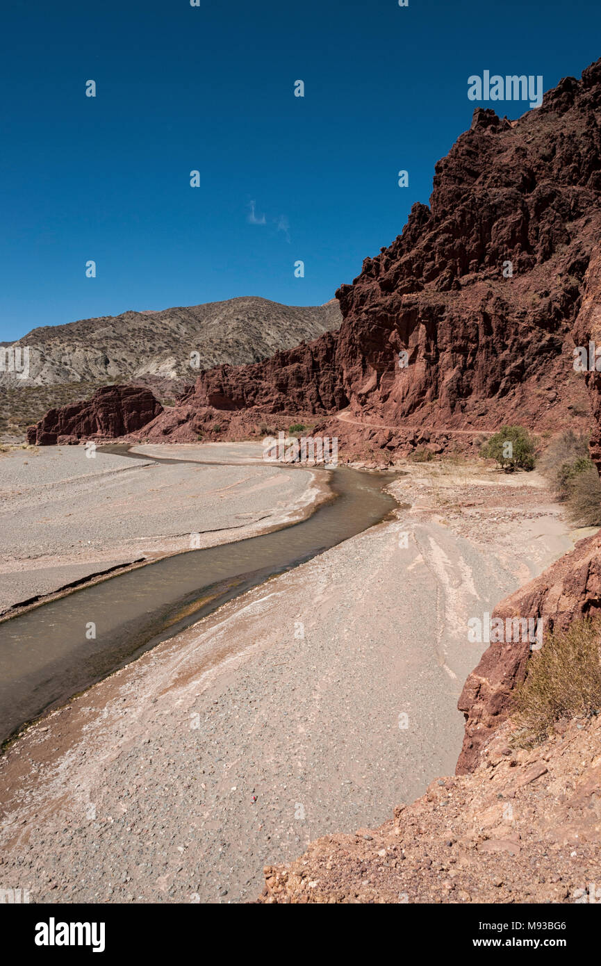 Quebrada Seca y El Duende Canyon, near Tupiza - Bolivia, South America Stock Photo