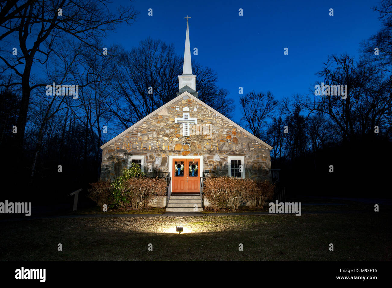English Chapel United Methodist Church - Pisgah National Forest, Brevard, North Carolina, Usa Stock Photo - Alamy