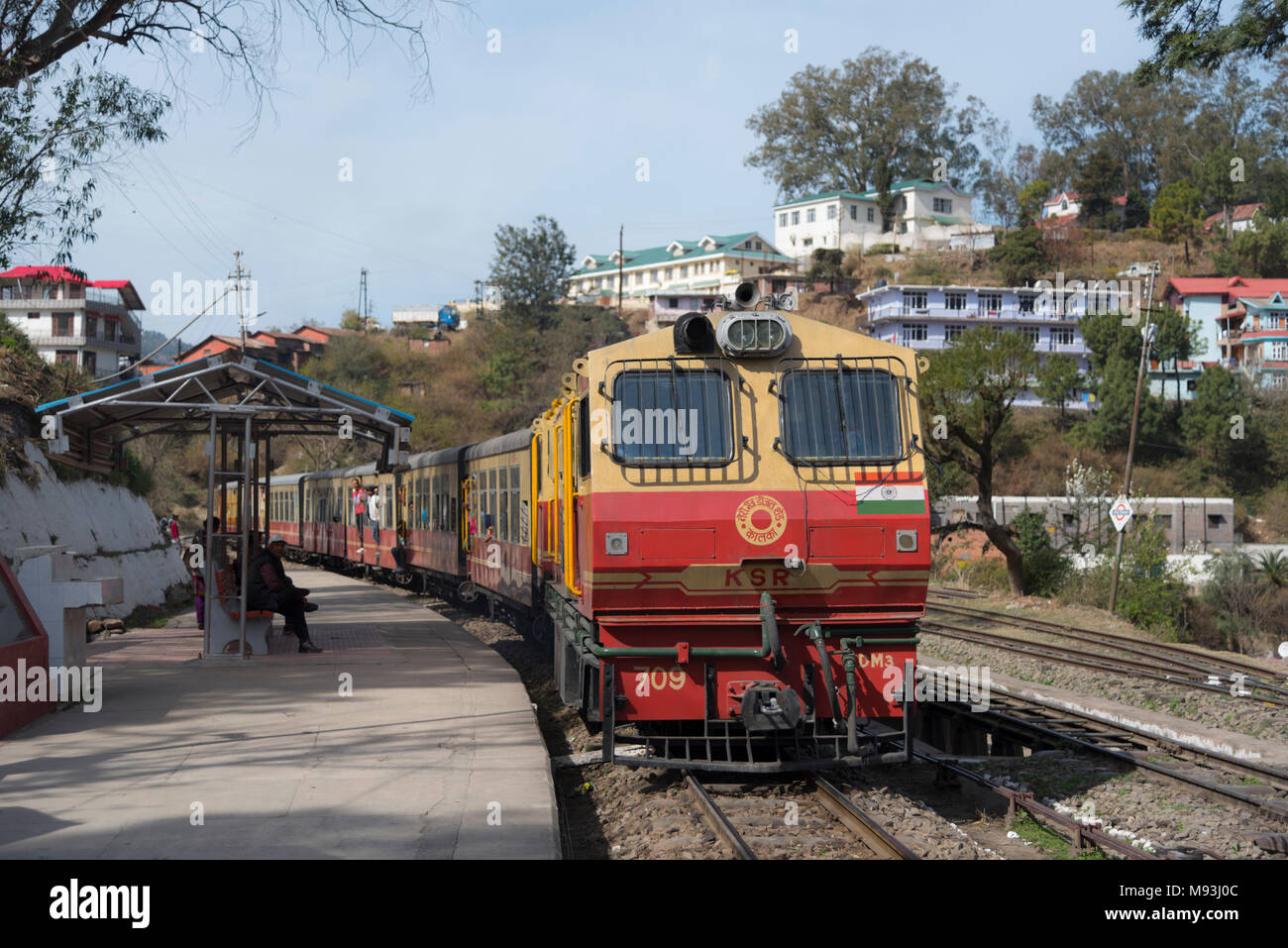 Most famous toy train from Kalka to Shimla toy train enroute with