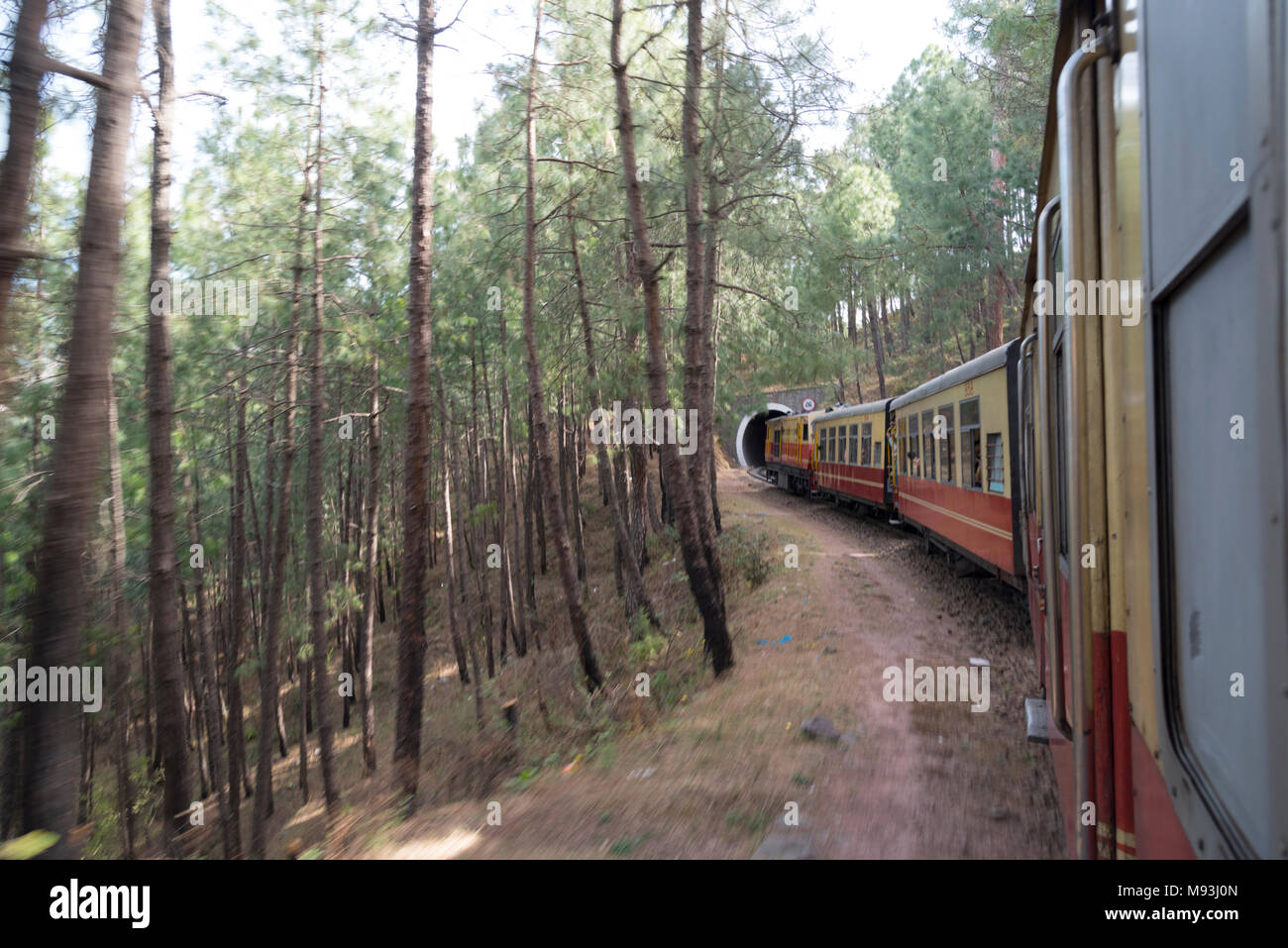 Most famous toy train from Kalka to Shimla toy train enroute with