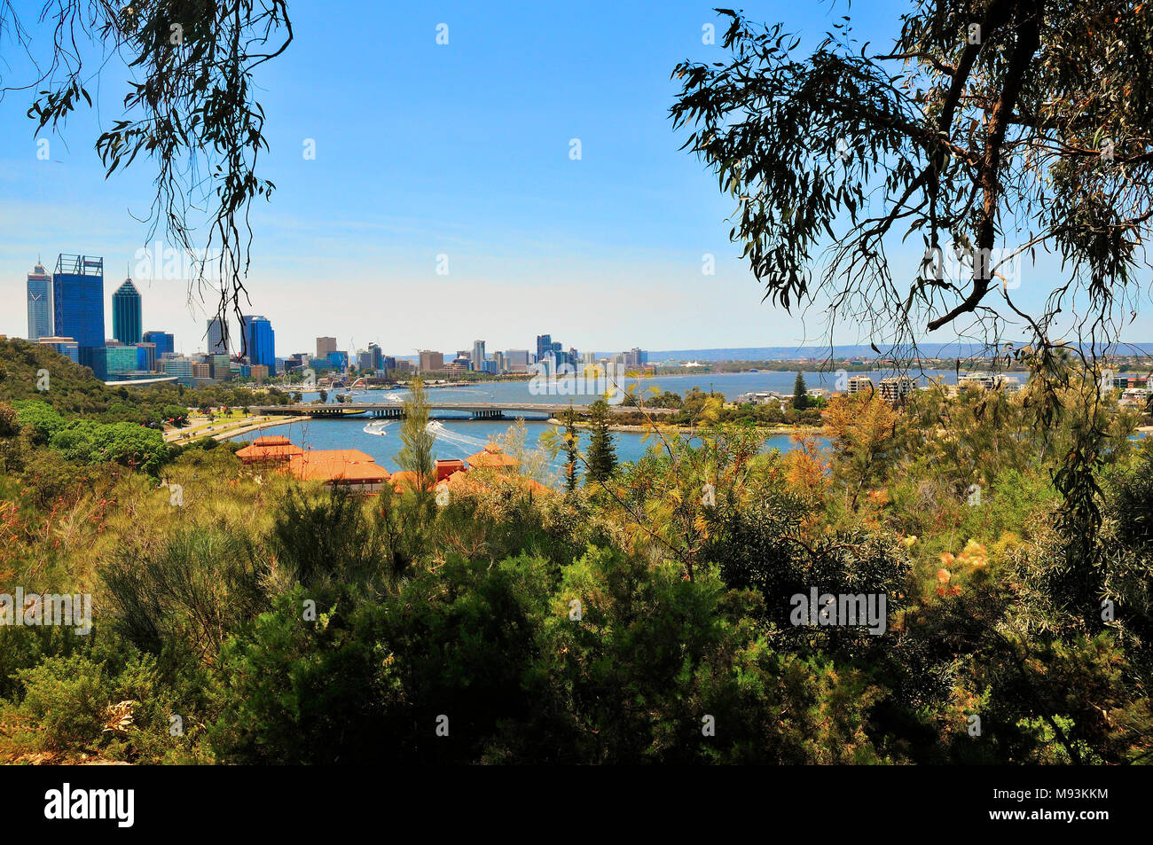 Three Spring Perth Over looking the vibrant city of Perth and the Swan river from Kings ...