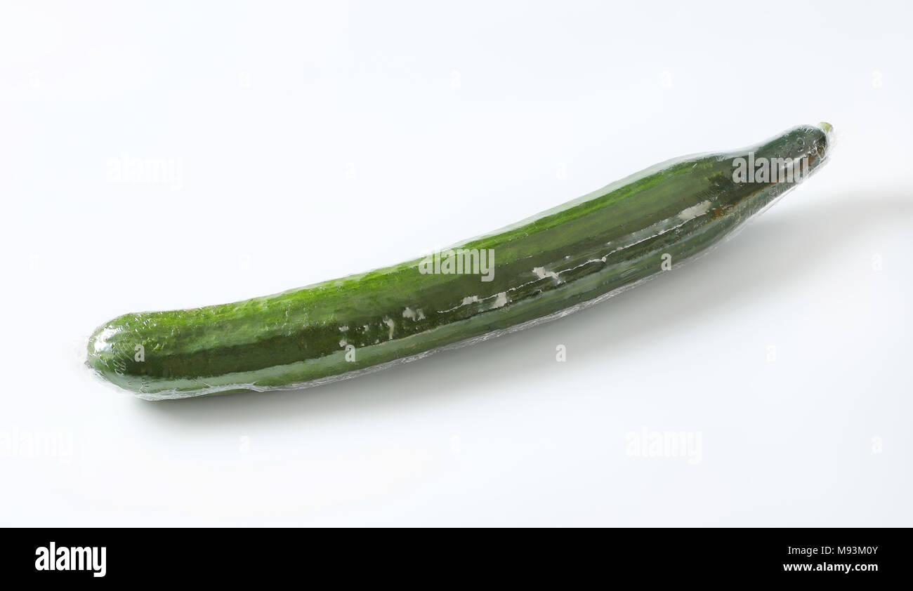 Cucumber wrapped hi-res stock photography and images