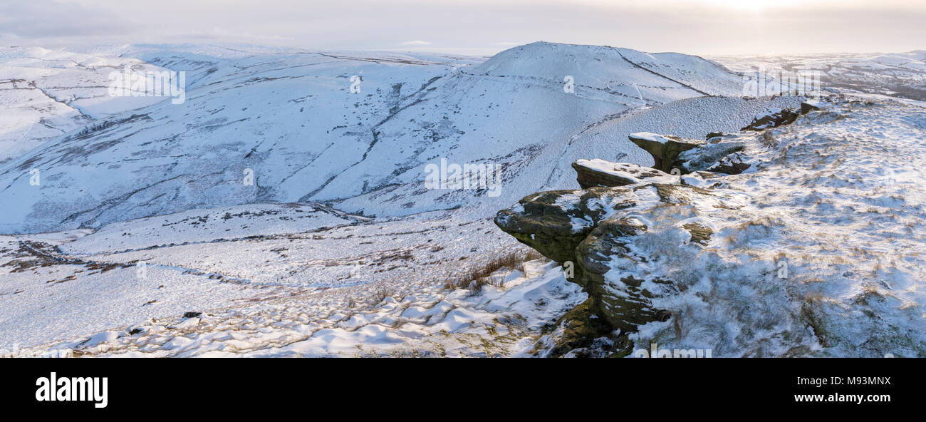 South Head seen from Mount Famine near Hayfield in the Peak District