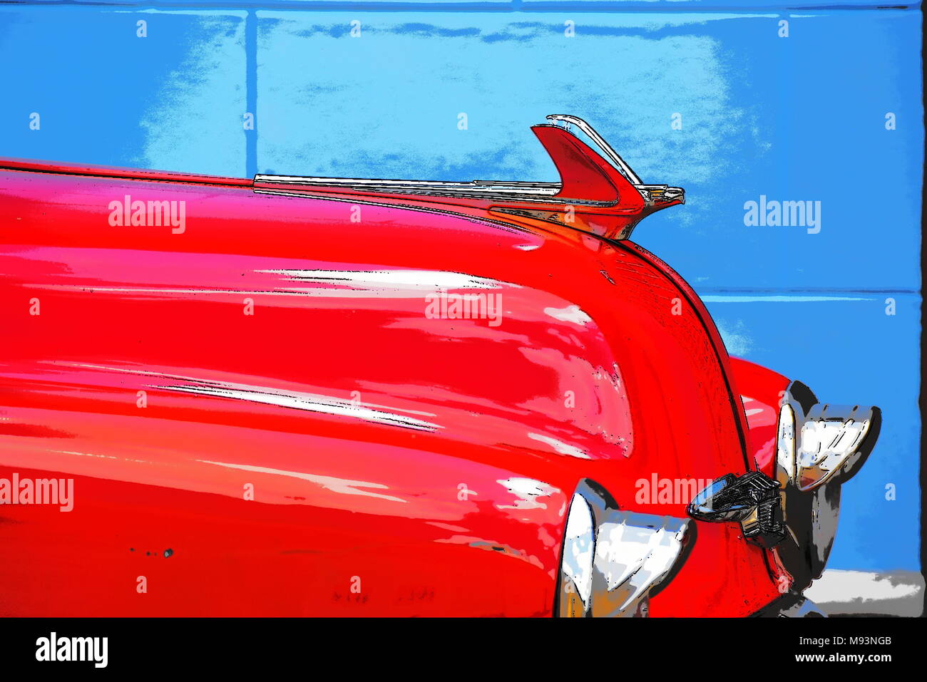 Vintage car Cuba Stock Photo Alamy