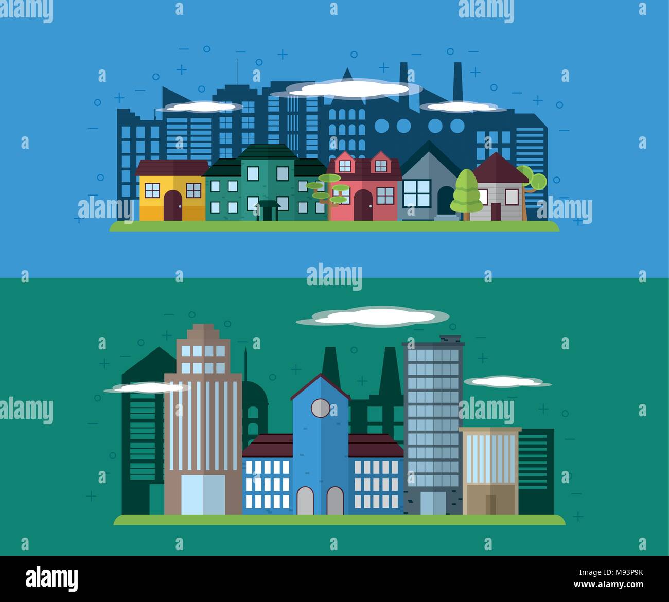 Green city concept Stock Vector Image & Art - Alamy