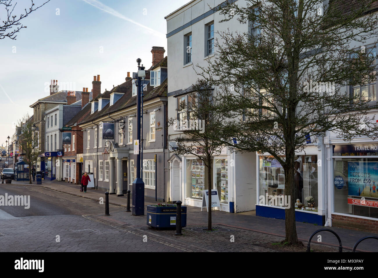 The Market Town of Alton in central Hampshire, southern UK. Stock Photo
