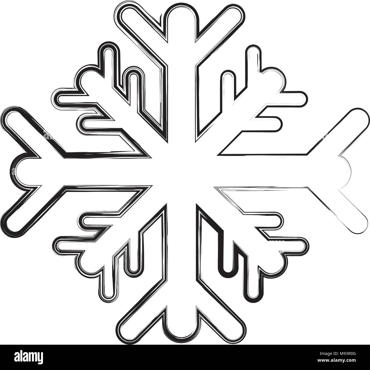 grunge snowflakes cold weather nature season Stock Vector Image & Art
