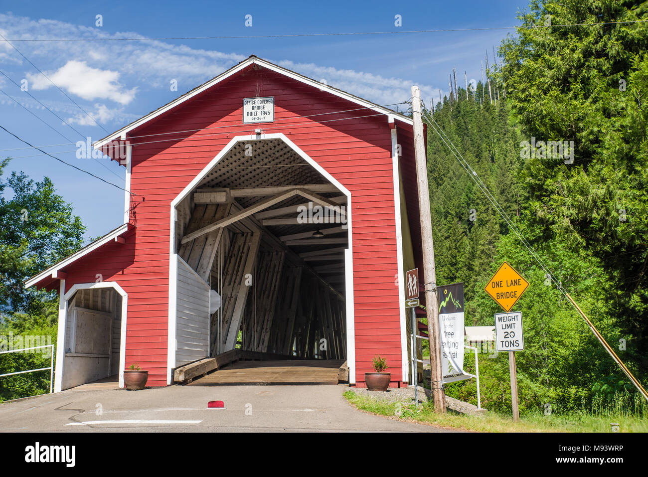 The Office Covered Bridge also called the Westfir Covered Bridge is the
