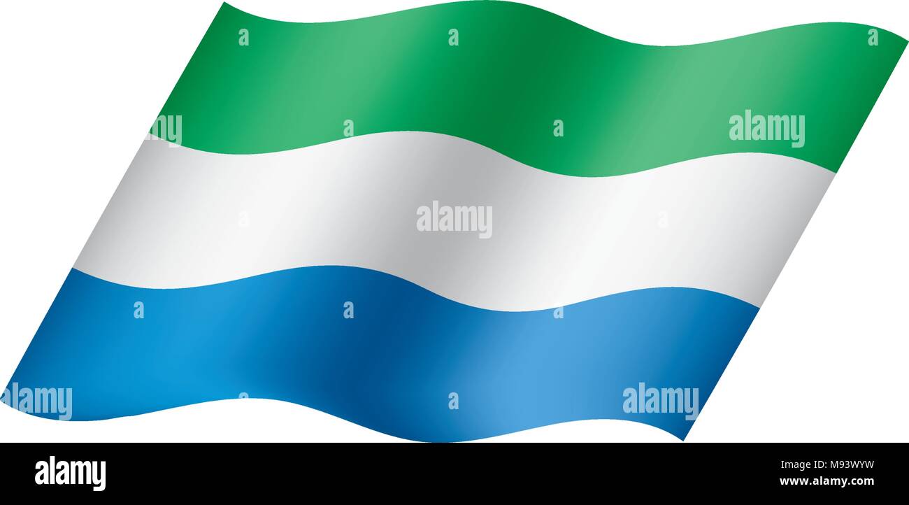 Sierra Leone flag, vector illustration Stock Vector Image & Art - Alamy