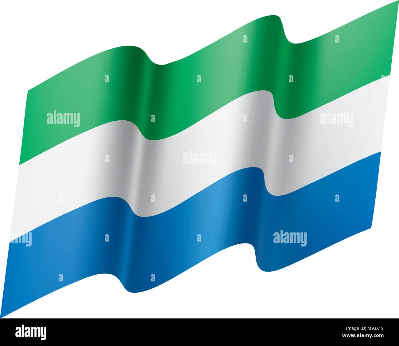 Sierra Leone flag, vector illustration Stock Vector Image & Art - Alamy