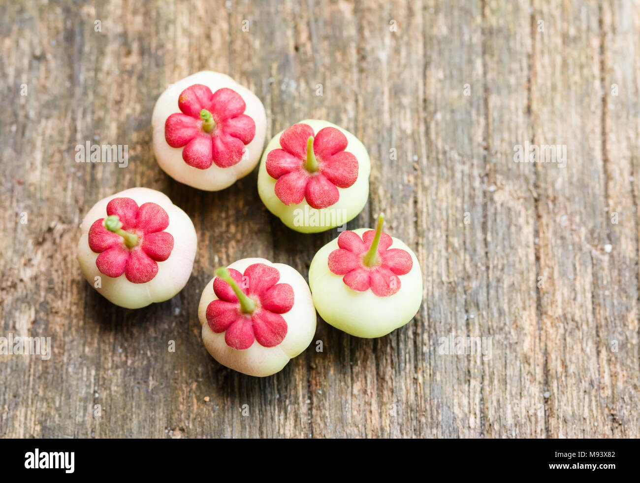 Pucuk Manis fruits on wood Stock Photo