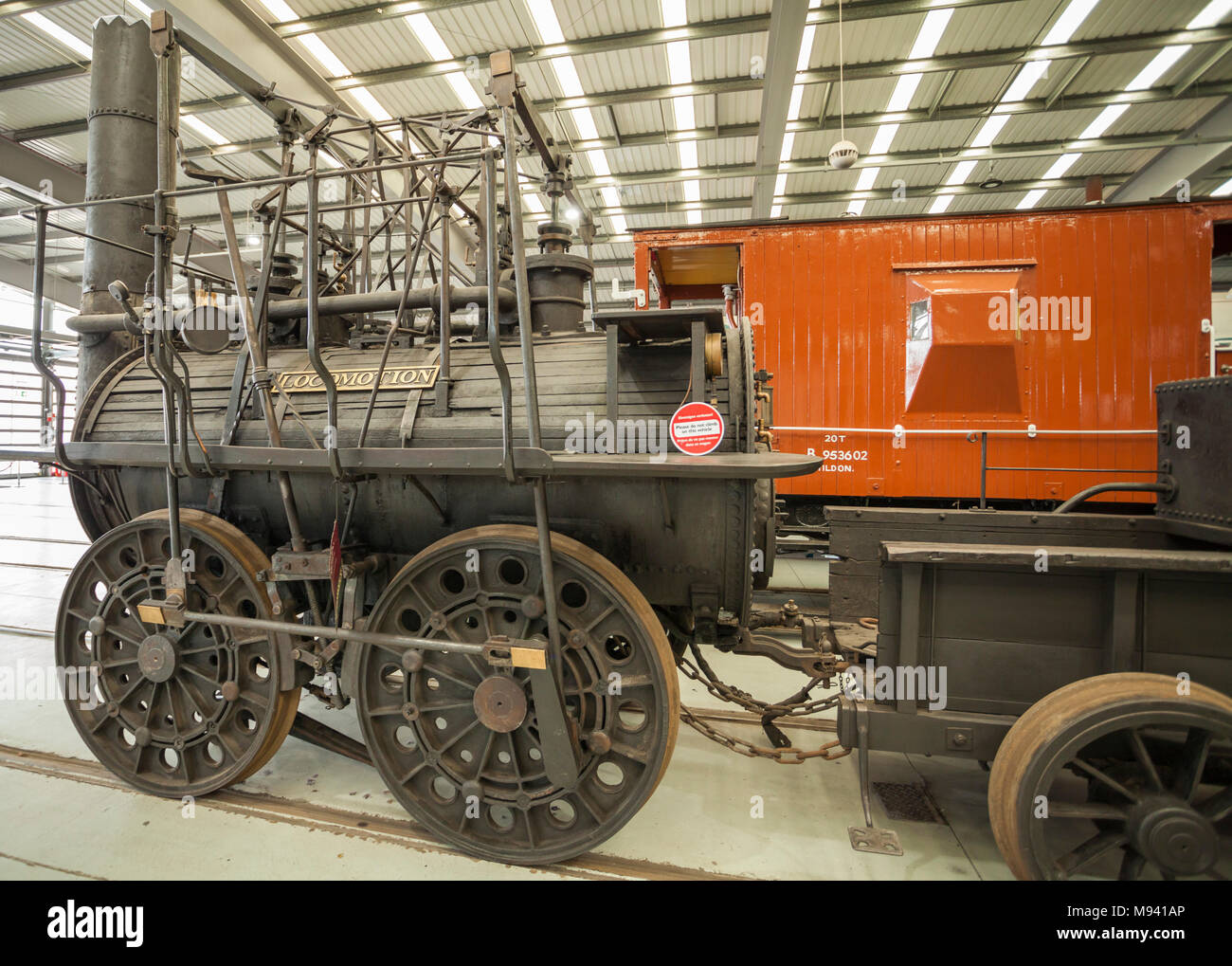Locomotion, National Railway Museum,Shildon,Co.Durham,England,UK Stock Photo