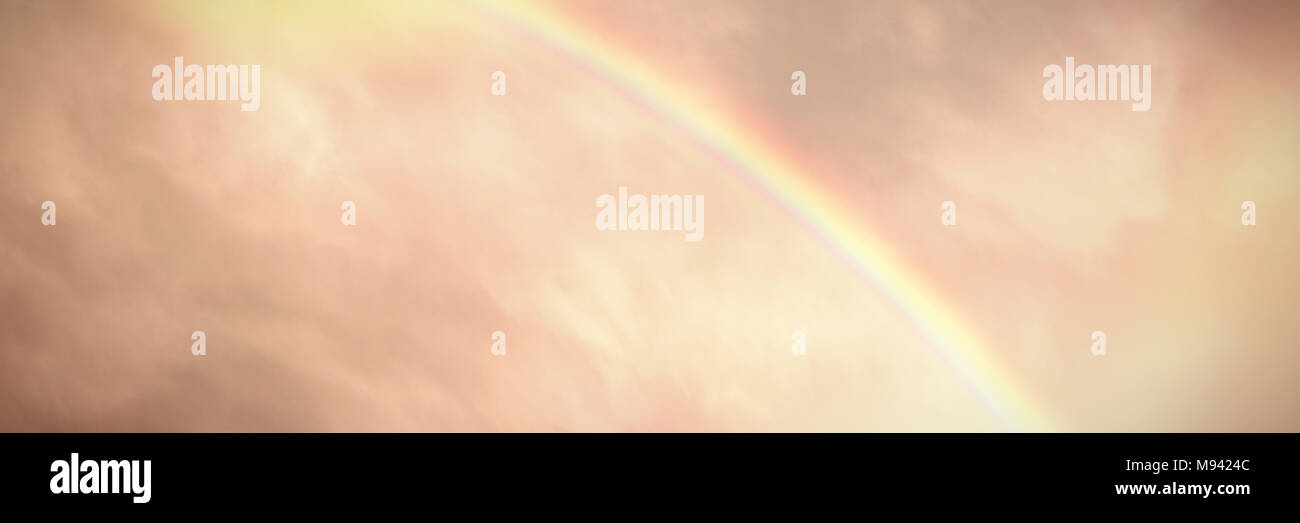Dark sky with rainbow hi-res stock photography and images - Alamy