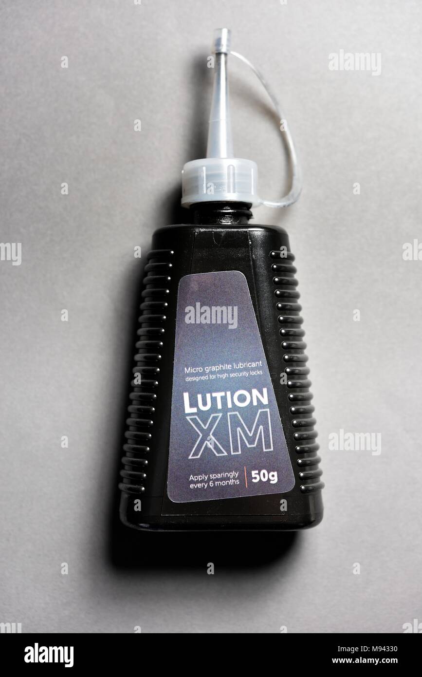 lution xm graphite lubricant Stock Photo Alamy