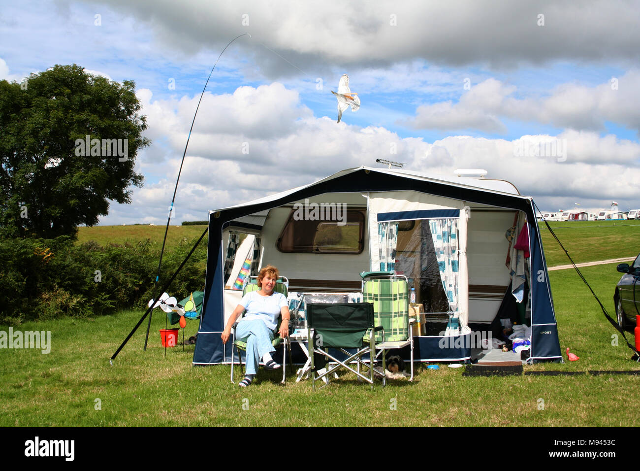 Enjoying caravan holiday hi-res stock photography and images - Alamy