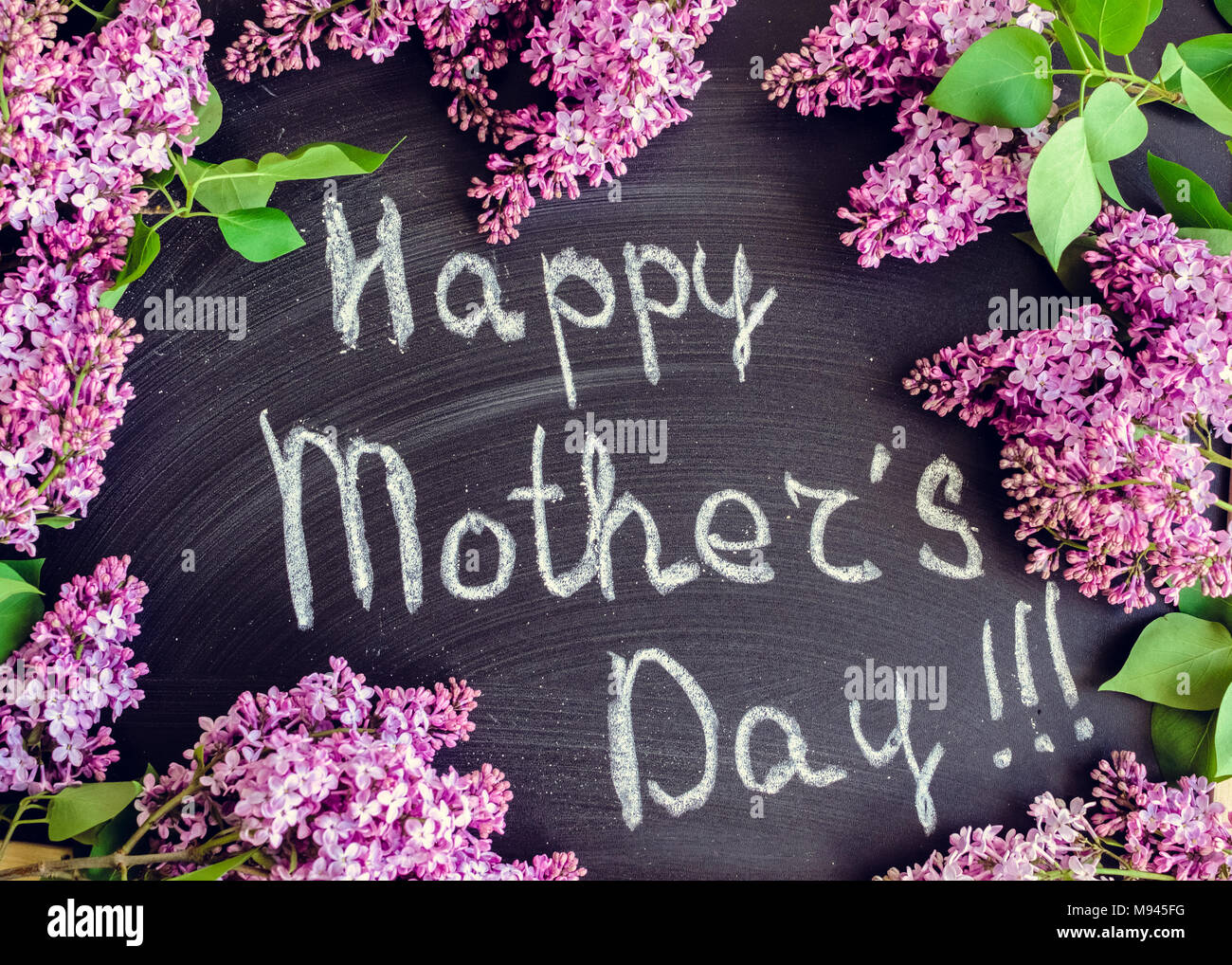 Happy mothers day sign chalk hi-res stock photography and images - Alamy