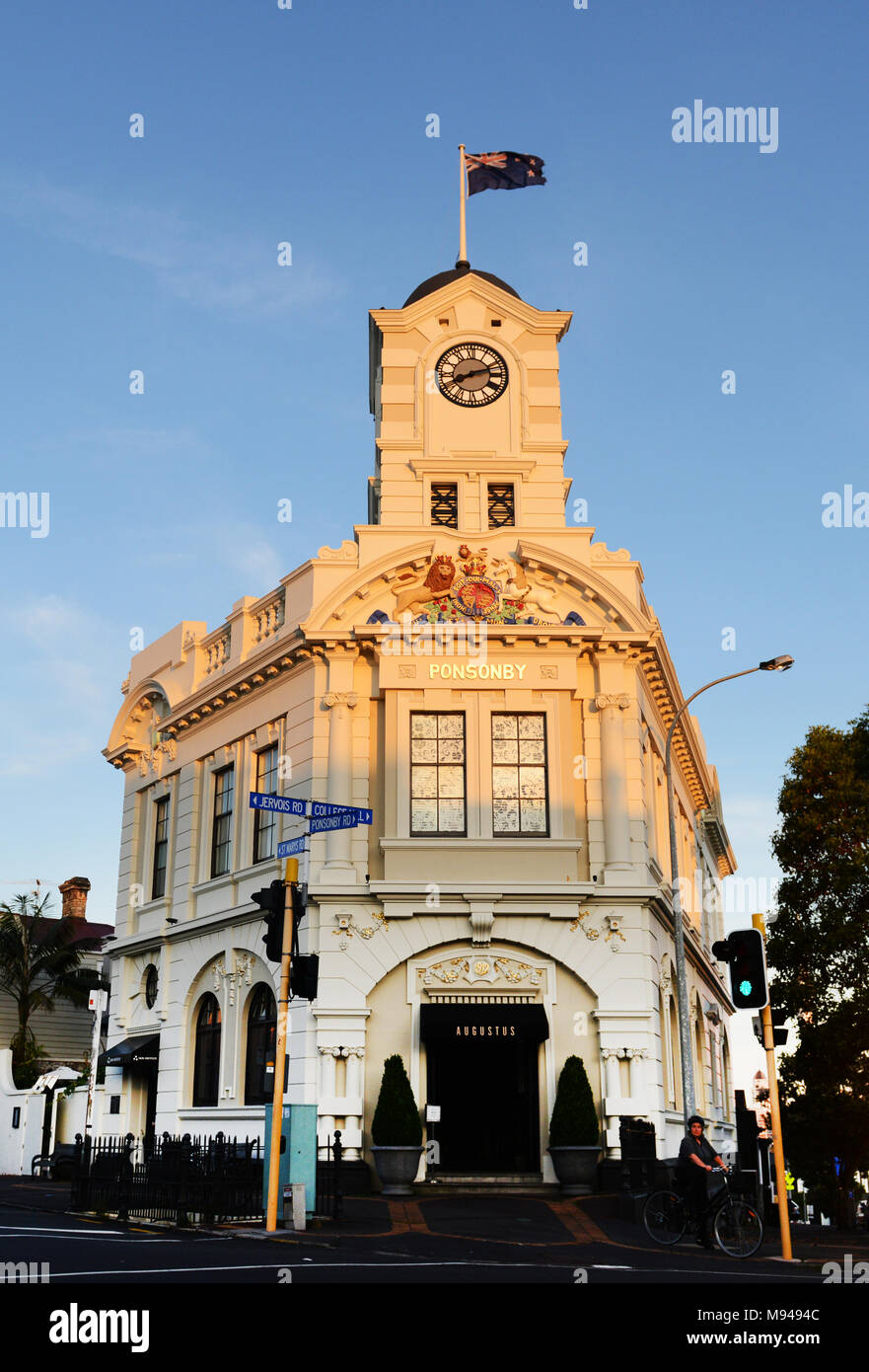 The old post office Ponsonby building in Auckland, New Zealand Stock