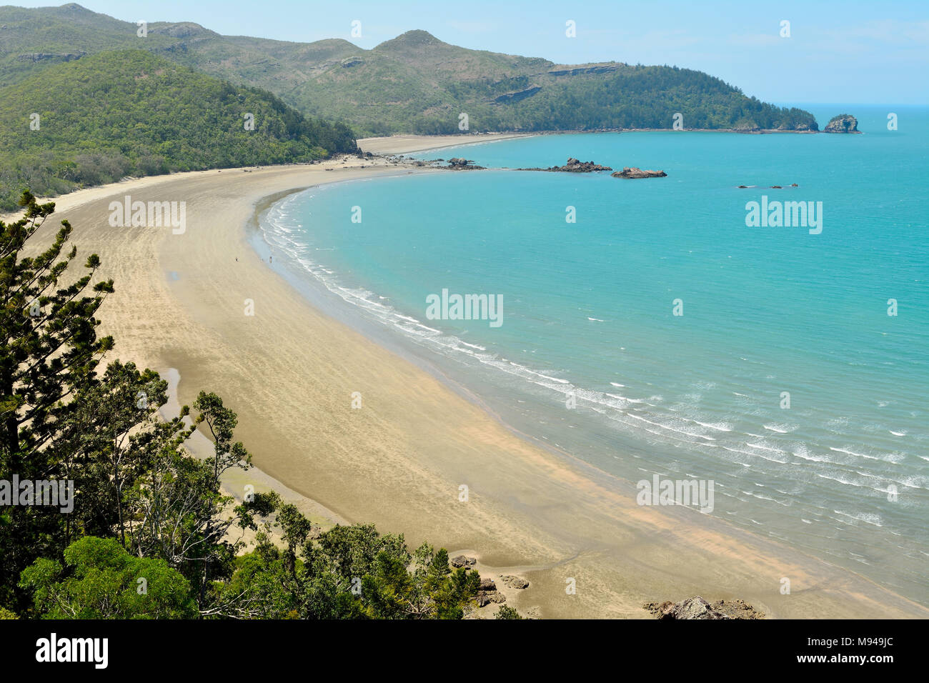 Esplanade beach of Cape Hillsborough National Park in Queensland