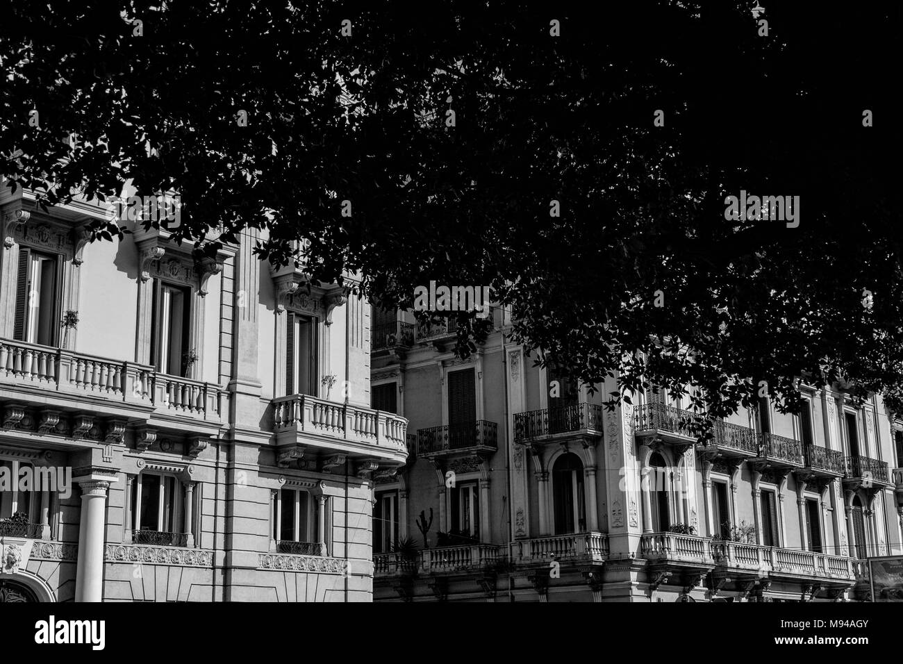 Urban street building details Black and White Stock Photos & Images - Alamy