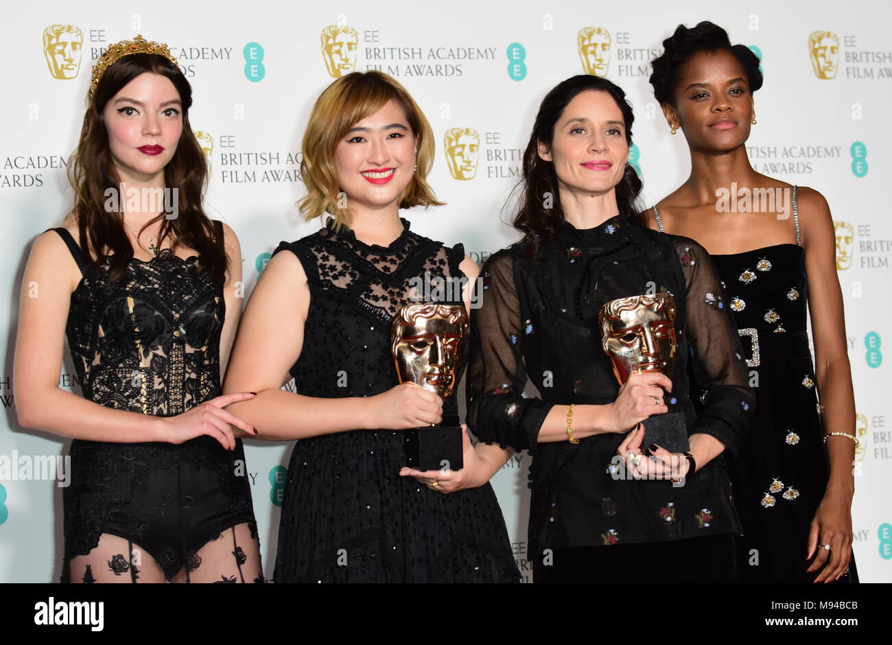 71st EE British Academy Film Awards (BAFTA) held at the Royal Albert Hall -  Press Room Featuring: Paloma Baeza and Ser En Low - Best Short Animation - 'Poles  Apart', presented by