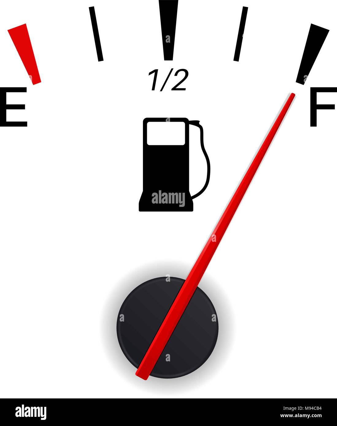 Fuel gauge indication. Full tank Stock Vector Image & Art Alamy
