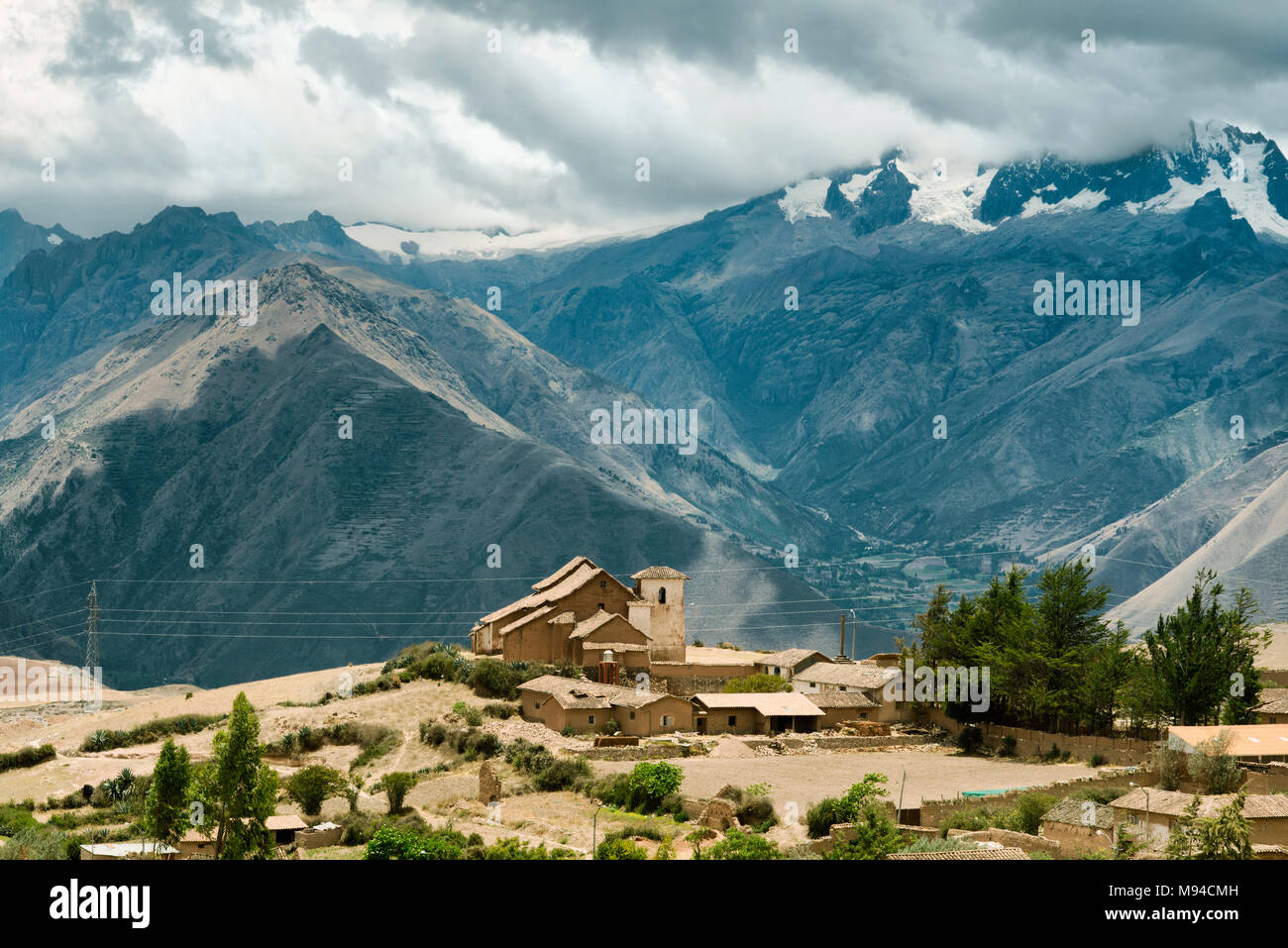 Andes mountains peru view maras hi-res stock photography and images - Alamy