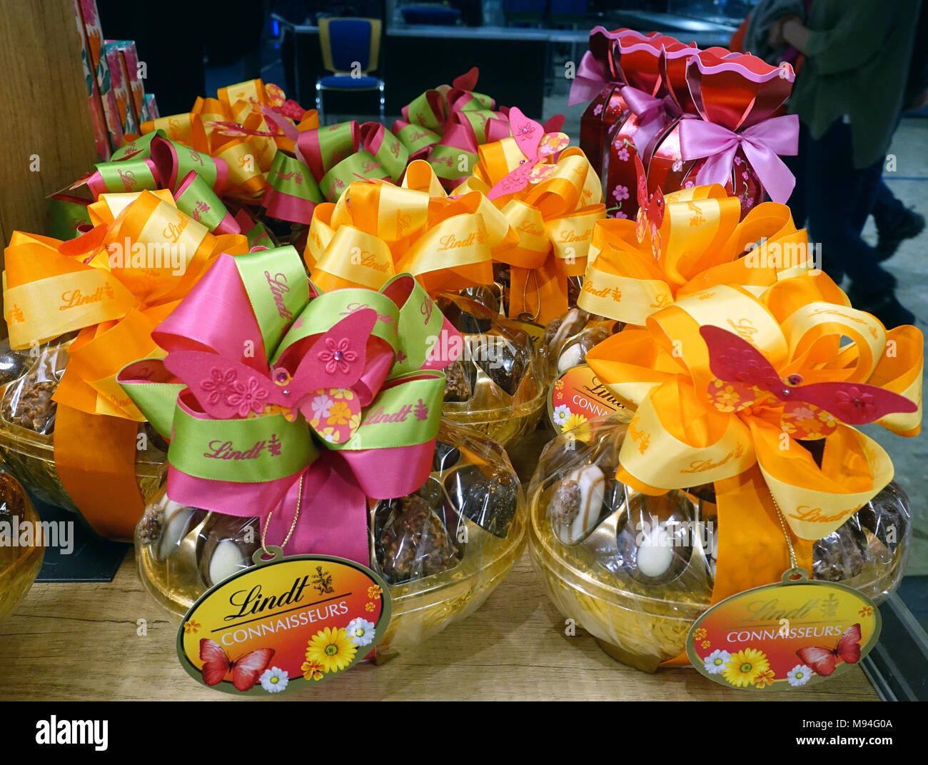 Swiss chocolate Easter Eggs Stock Photo Alamy