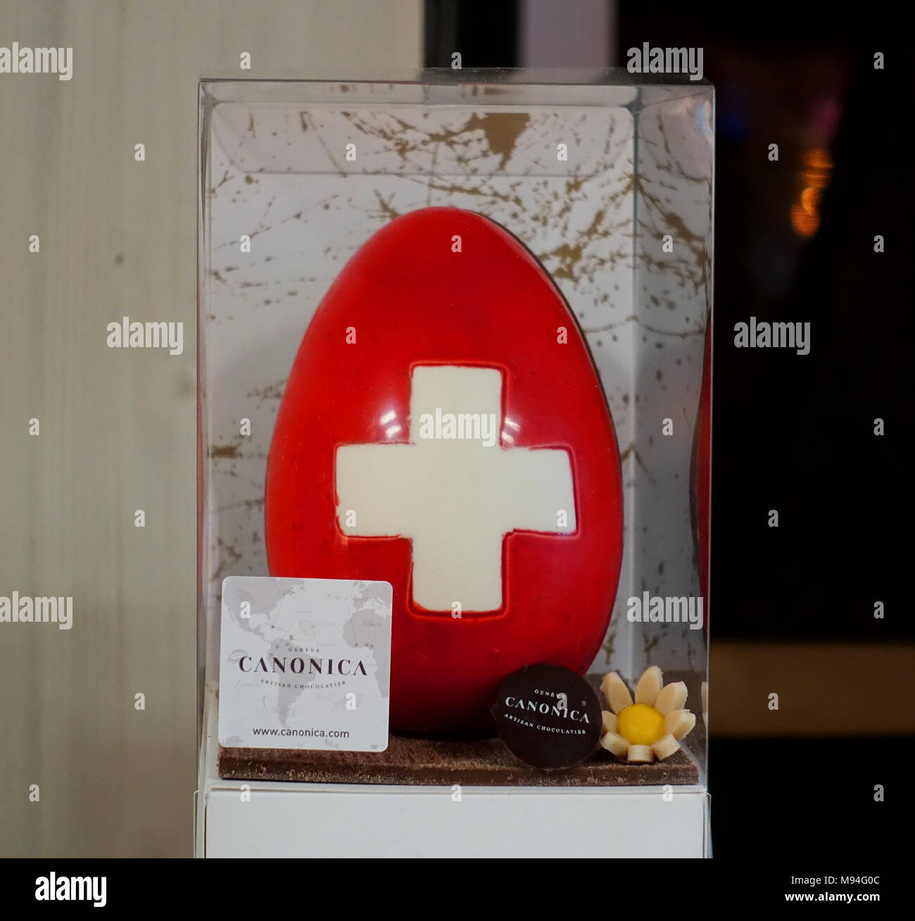 Swiss chocolate Easter Eggs Stock Photo Alamy