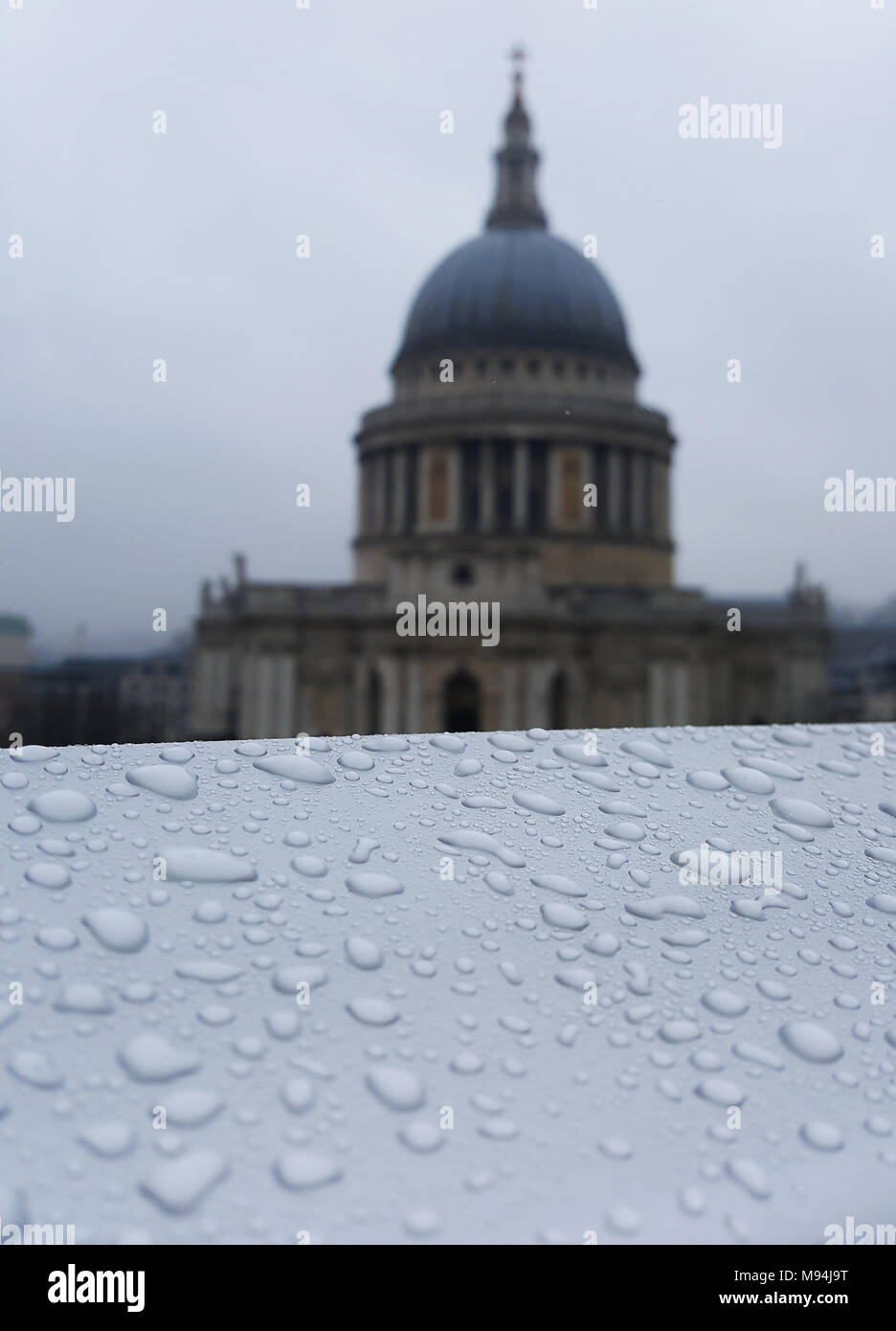 Cloudy with patchy rain and drizzle in London. Featuring: View Where ...