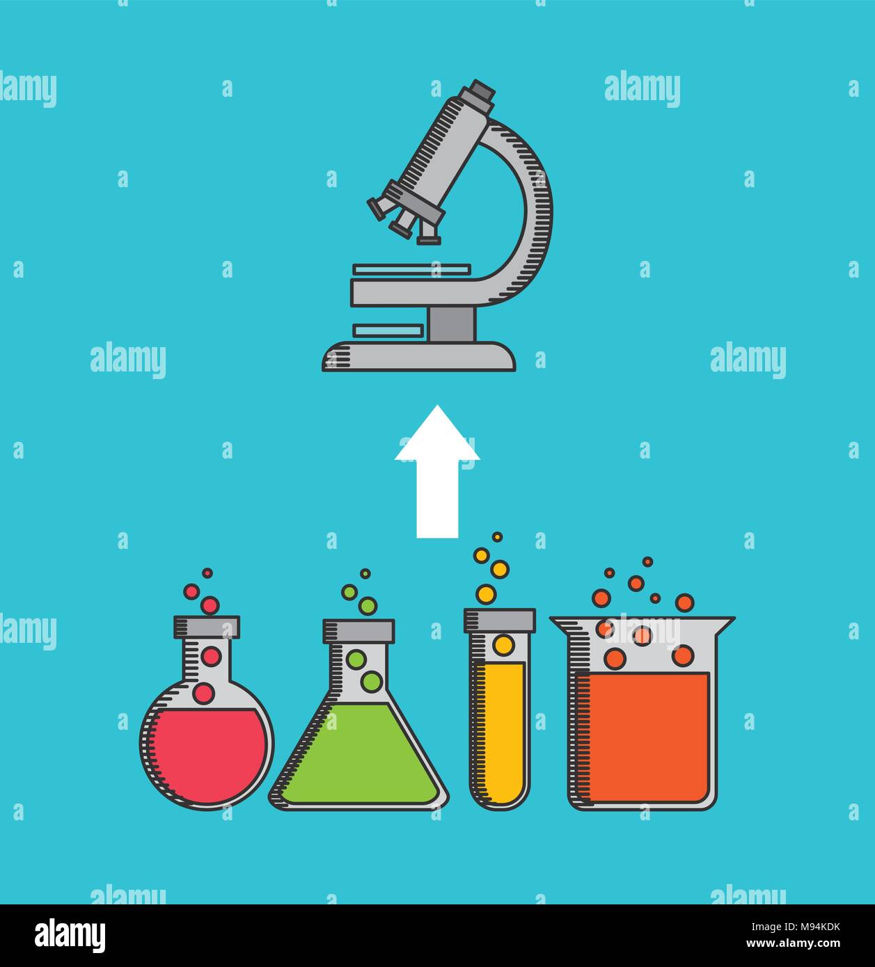 Science lab design Stock Vector Image & Art - Alamy