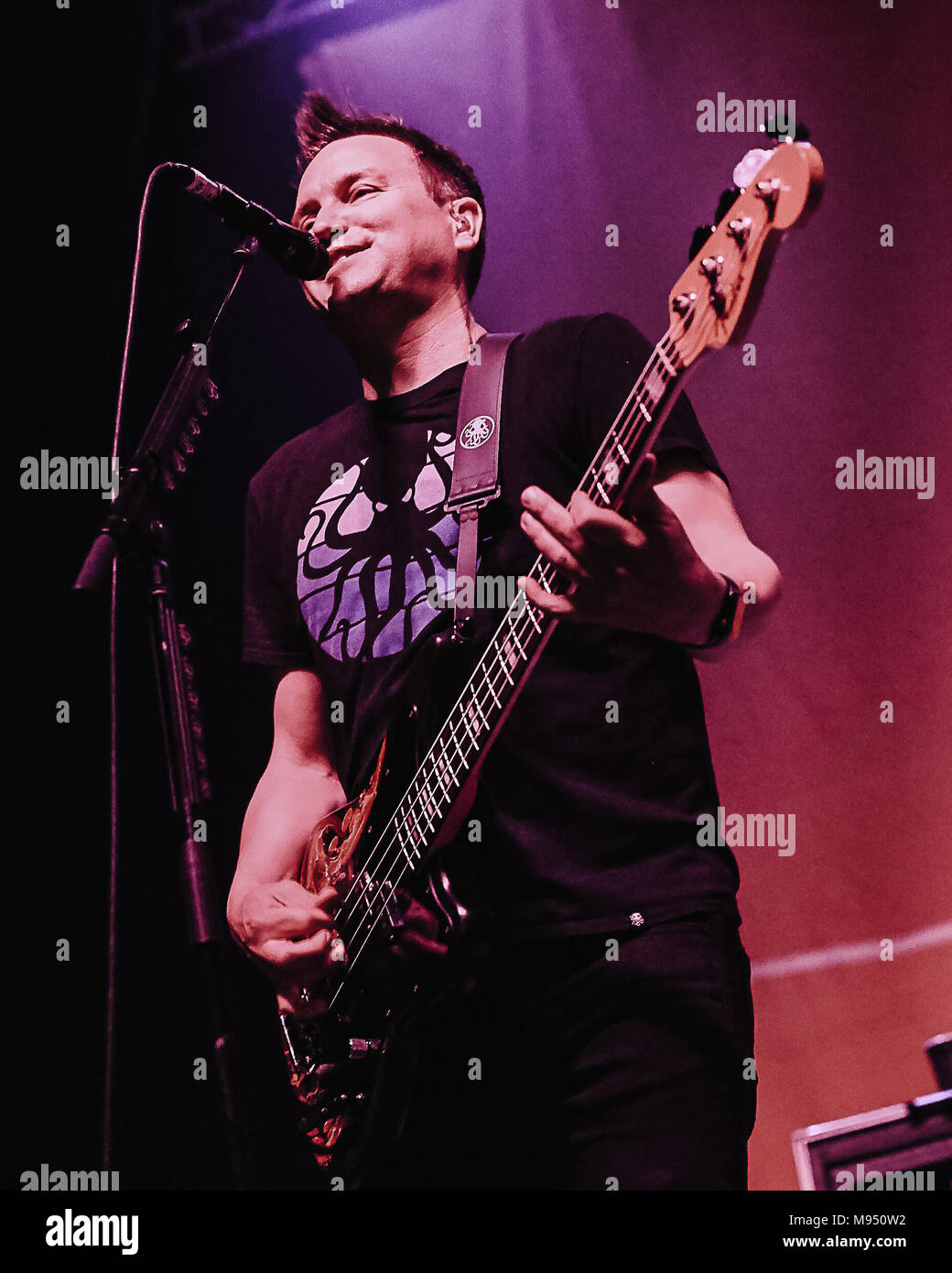 Costa Mesa, CA, USA. 17th Mar, 2018. Mark Hoppus with Blink182