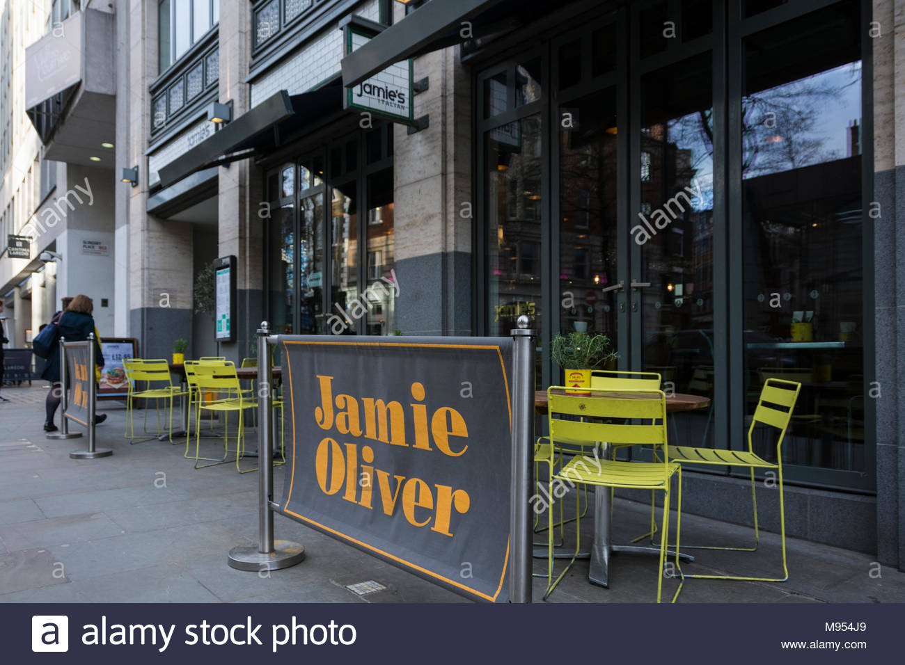 Jamies Italian Restaurant London Stock Photos & Jamies Italian Restaurant London Stock Images
