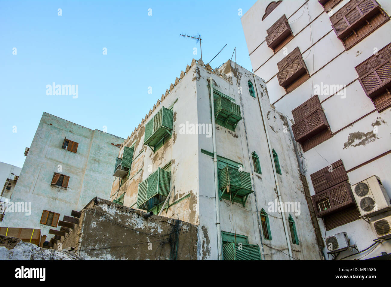 Unesco world heritage historical village in Jeddah, Saudi arabia Stock