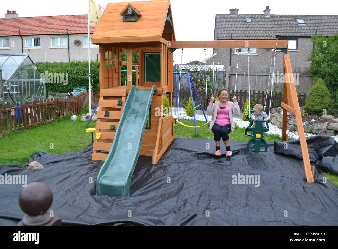 children's garden swings and climbing frames