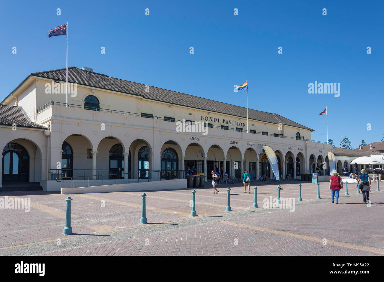 Bondi Pavilion, Bondi Beach, Sydney, New South Wales, Australia Stock Photo